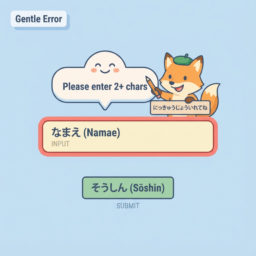 Validation UI