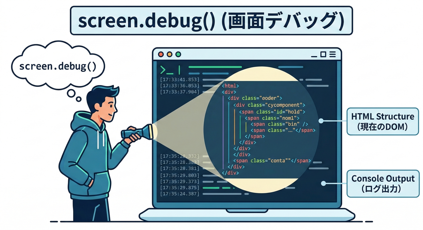207 screen debug
