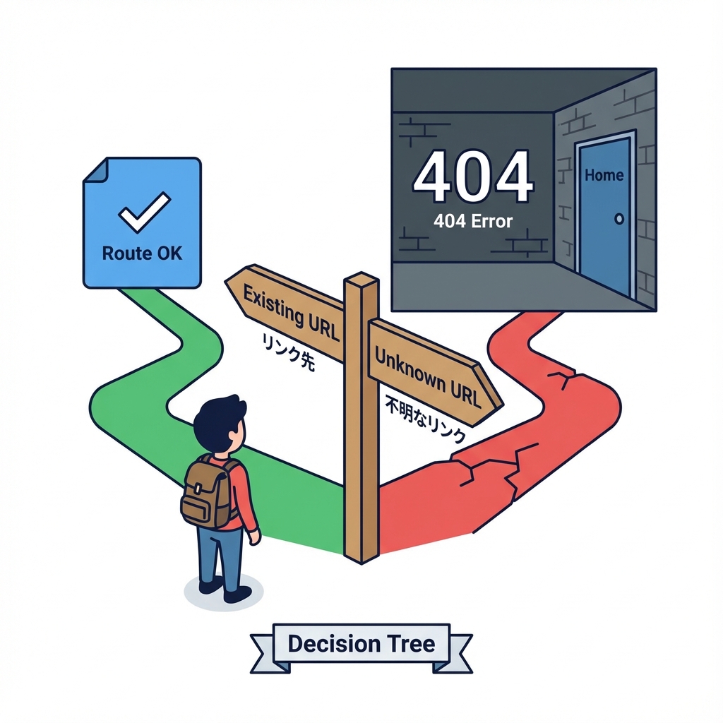404 Routing Flow